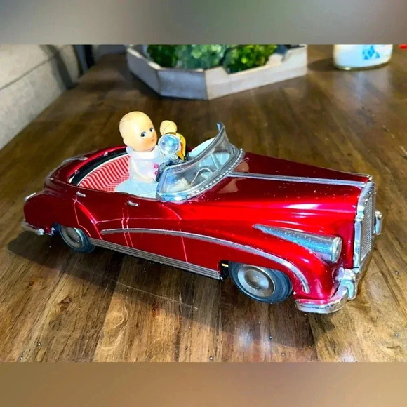 SALE 1960 VTG Photoing Car Tin Rolls Royce Convertible RARE collectible - Picture 2 of 5